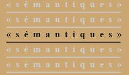 Sémantiques