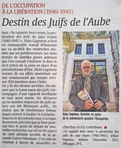 De l'Occupation à la Libération (1940-1945) - Destin des Juifs de l'Aube