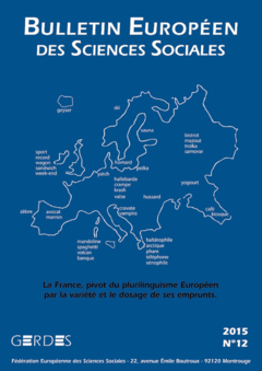 Bulletin Européen des Sciences Sociales N°12