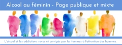 ALCOOL AU FEMININ, PAGE MIXTE ET PUBLIQUE SUR FACEBOOK