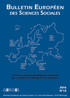 Bulletin européen des sciences sociales n° 13
