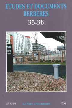 Etudes et documents berbères 35-36
